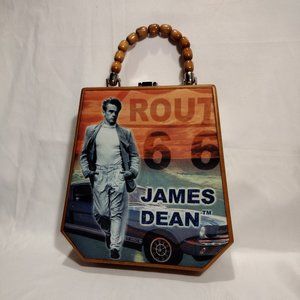 James Dean Wood Purse